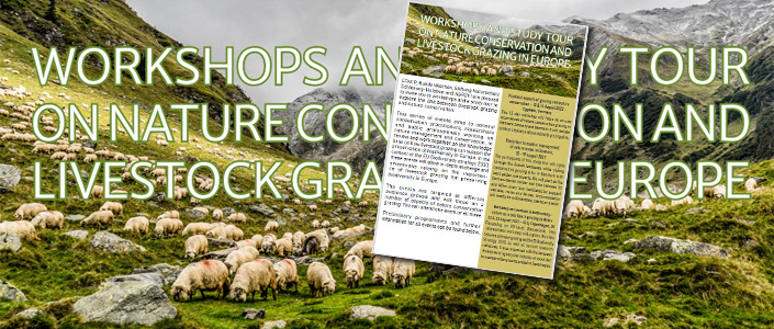 Workshops and study tour on nature conservation and livestock grazing in Europe