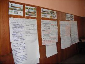 Results of the three working groups defining the pathways to reach each of the visions for regional sustainability of agriculture in Besaparski Hills Natura 2000 zone; Y.Kazakova